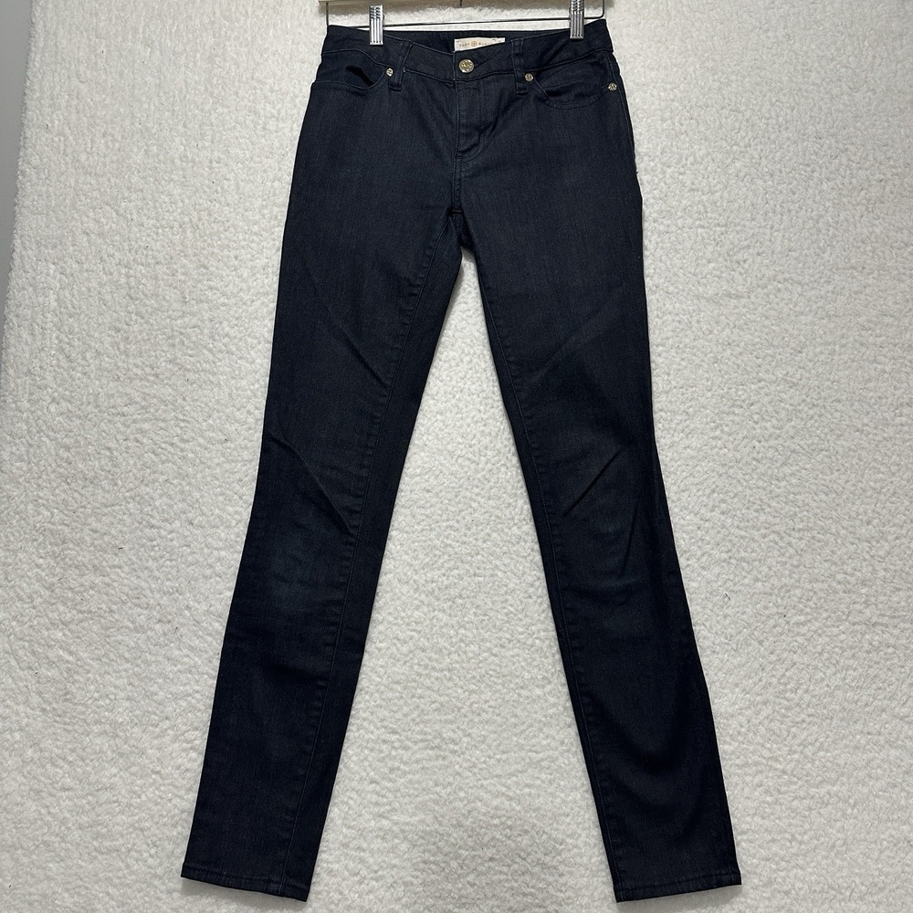 Tory Burch Women's Blue Dark WashLegging Jeans Size 26